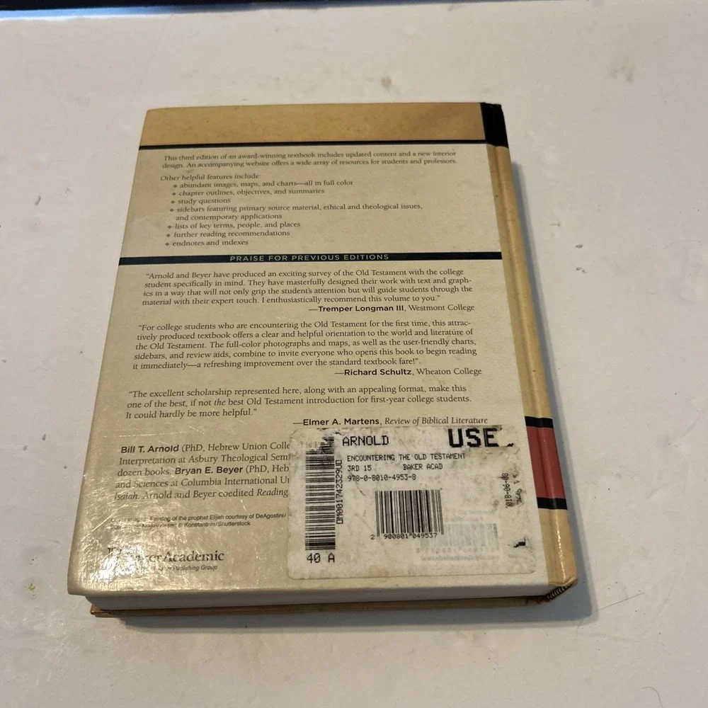 Pre-Owned College Textbook Encountering The Old Testament Third (3rd) Edition